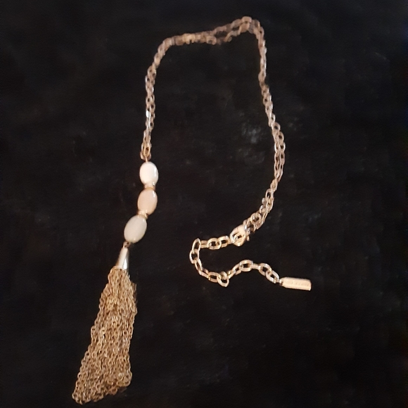 Sugarfix by Baublebar Gold tone NECKLACE Tassel Pre-owned - Picture 1 of 4